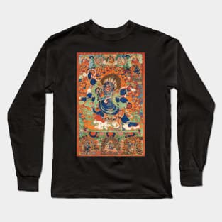 The Wrathful Protector Mahakala, Tantric Protective Form of Avalokiteshvara Long Sleeve T-Shirt